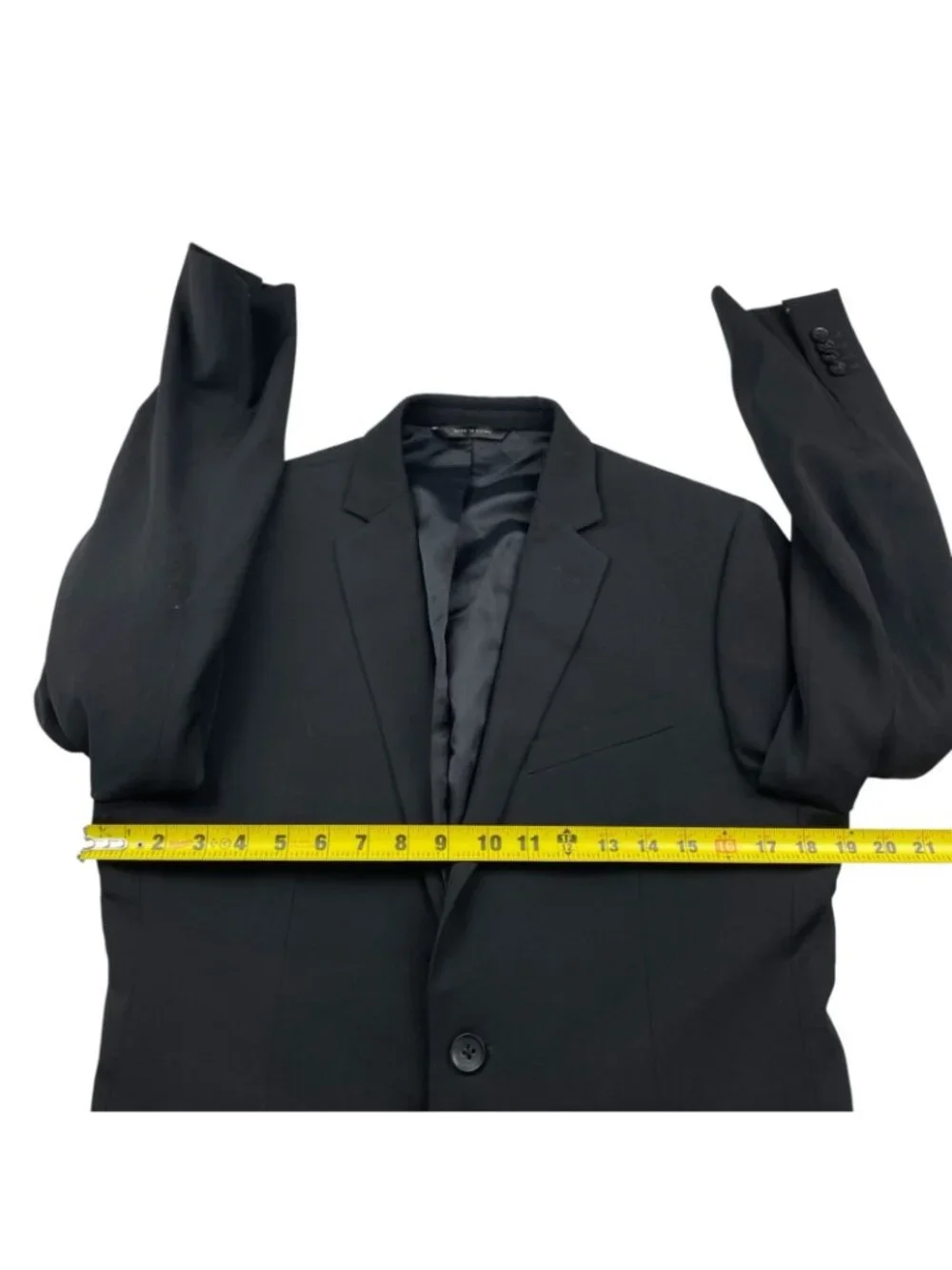 Banana Republic Men’s 100% Wool Modern Slim Fit 2-Button Blazer Black • 38R